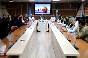 جشن پایان سال بیمارستان رفیده